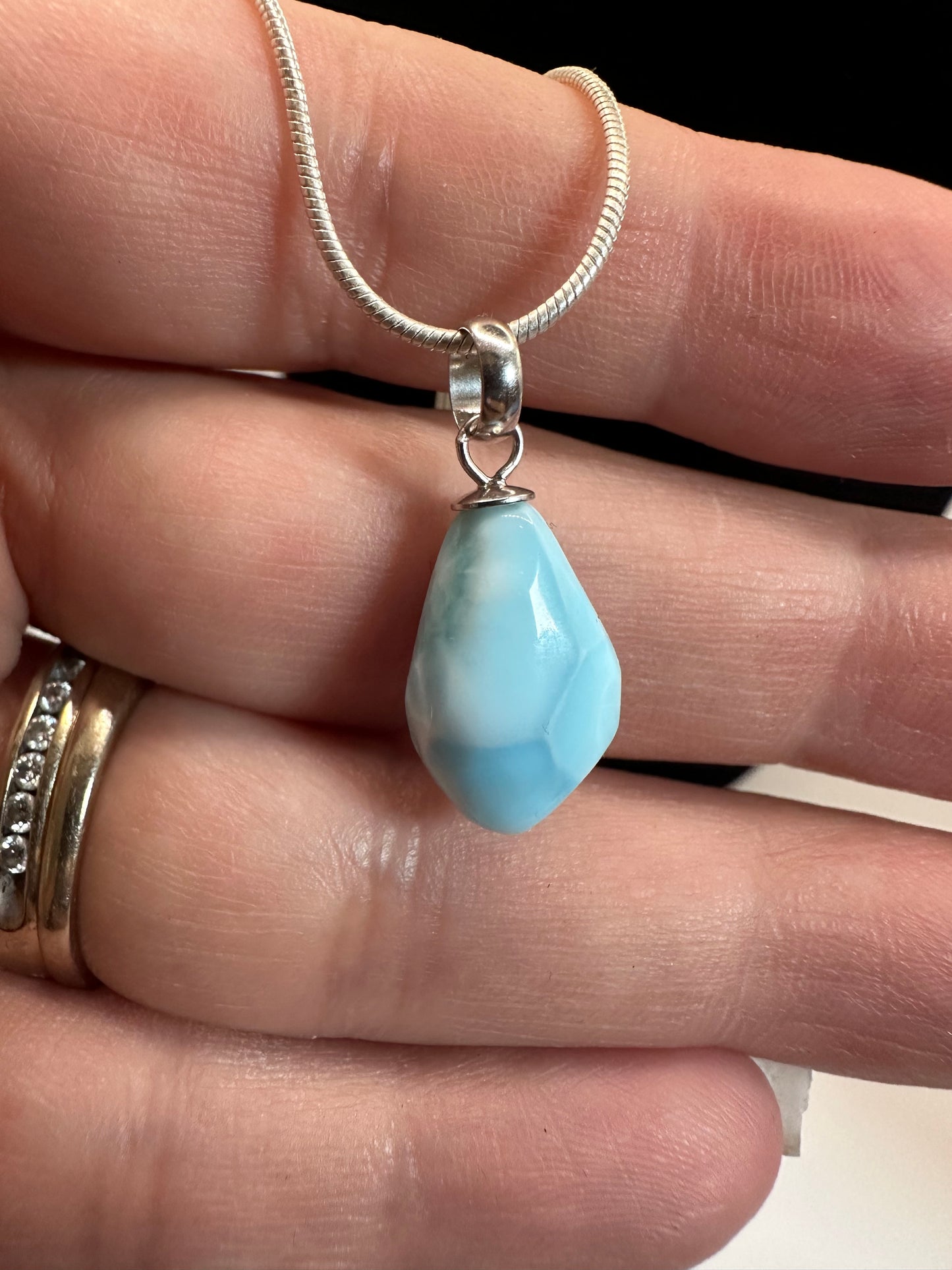 Larimar pendant