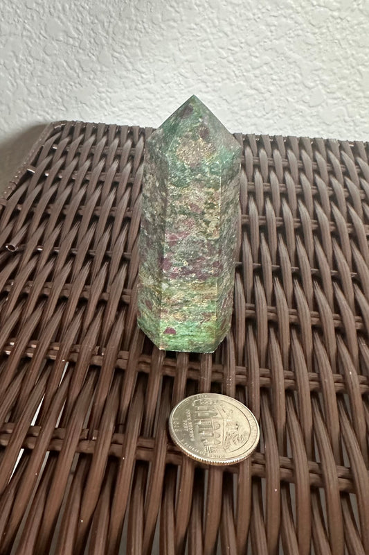 Ruby zoisite tower