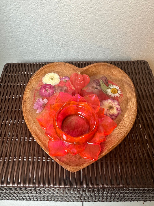 Lotus angel heart tray