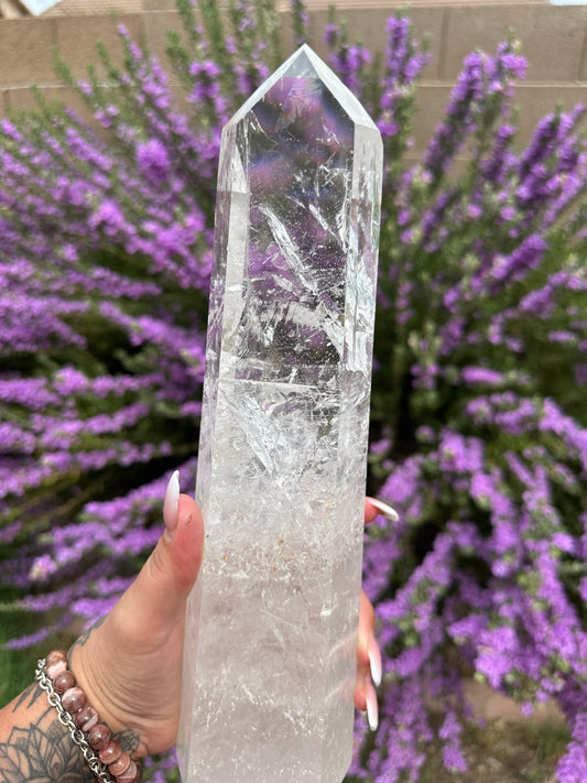 Clear Quartz tower