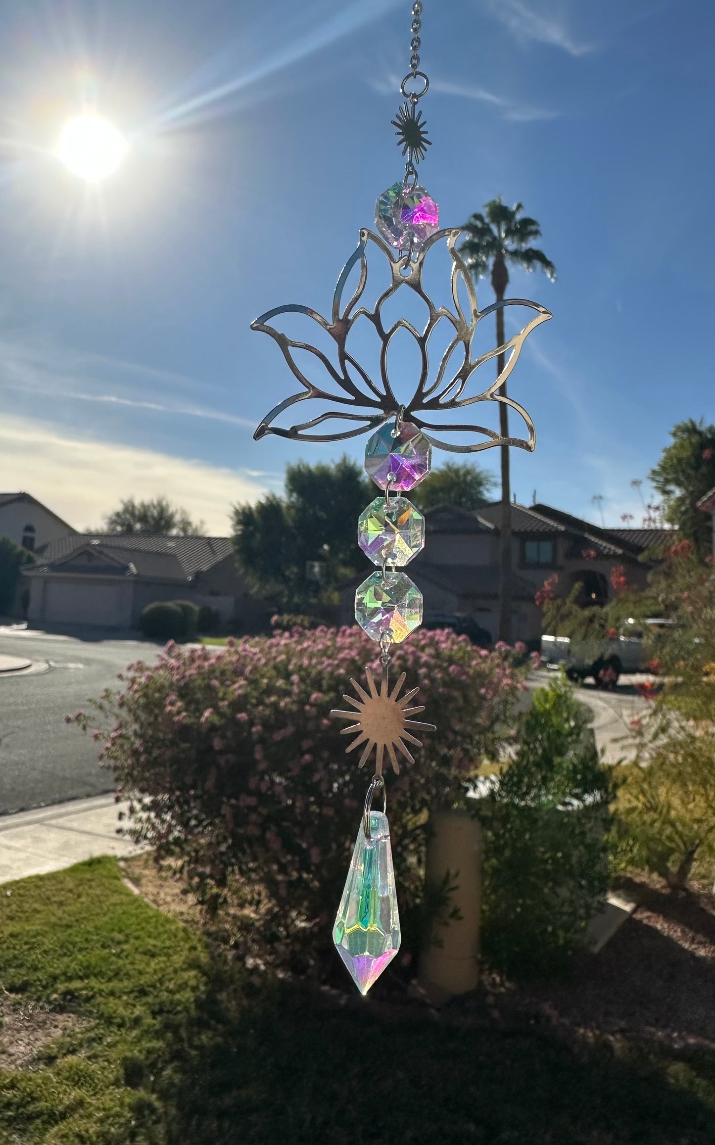 Lotus suncatcher