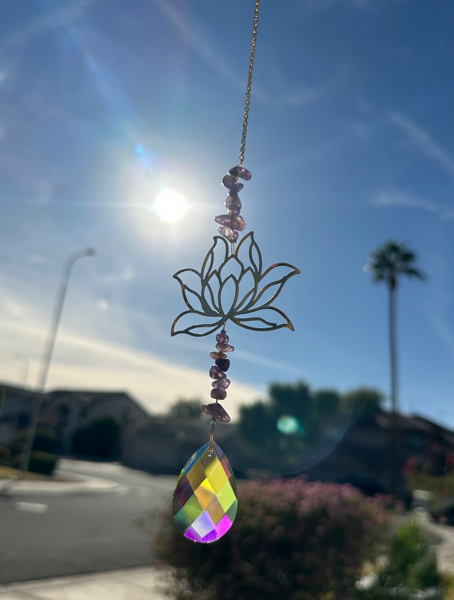 Lotus suncatcher