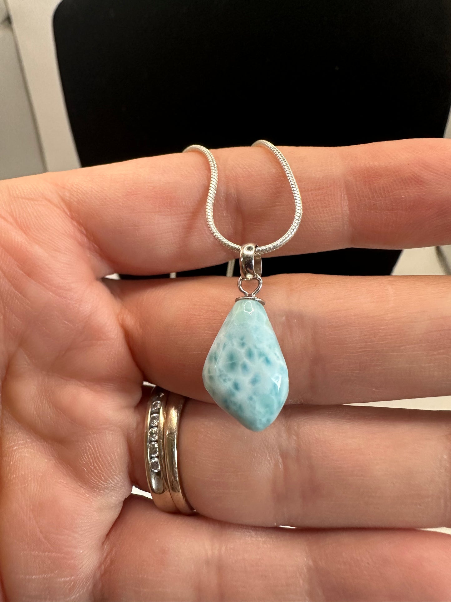 Larimar pendant