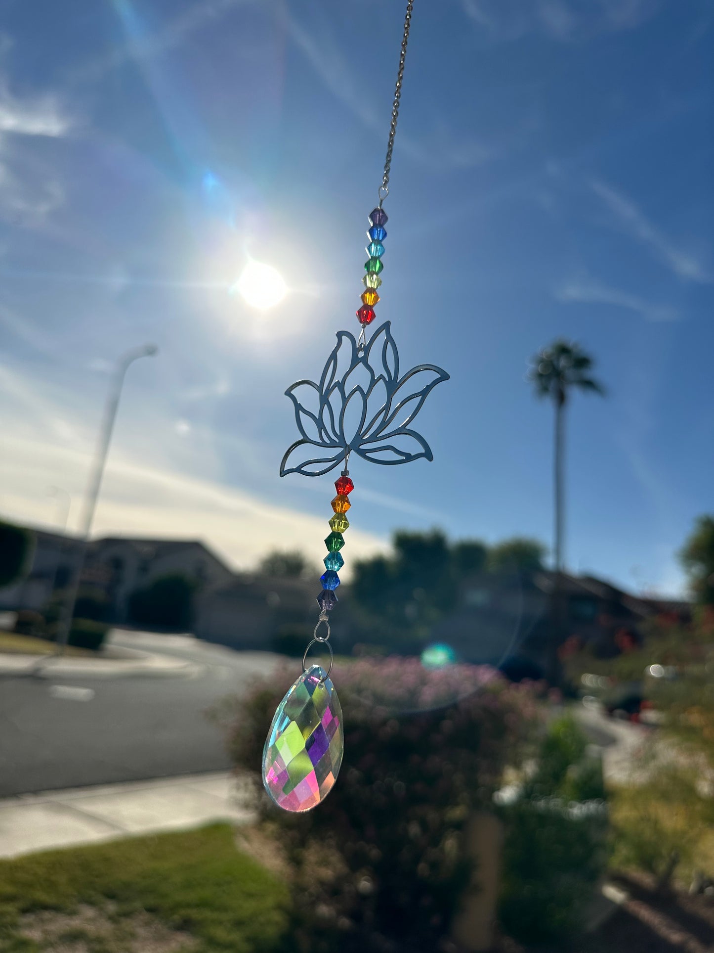 Lotus suncatcher