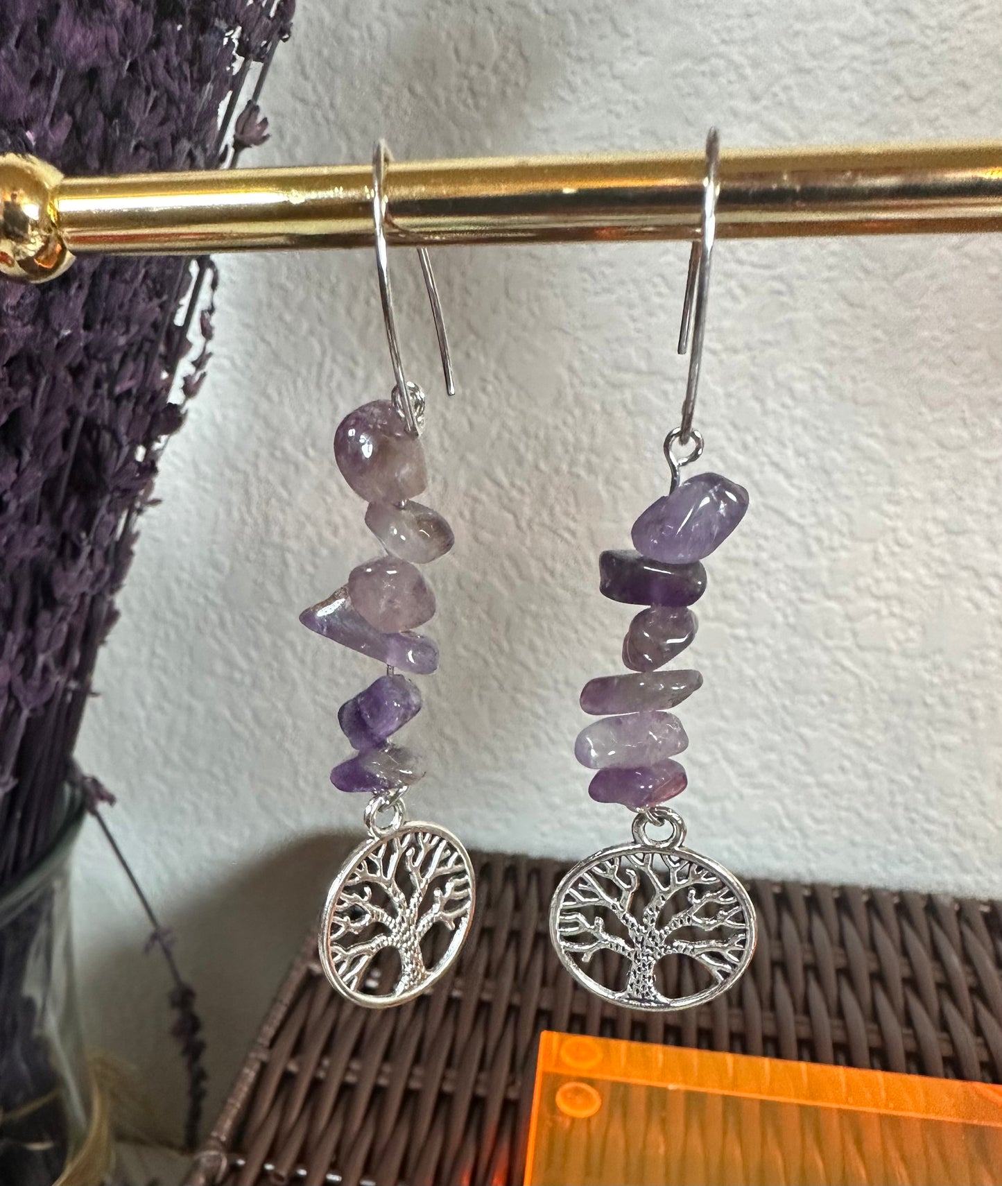 Amethyst earrings