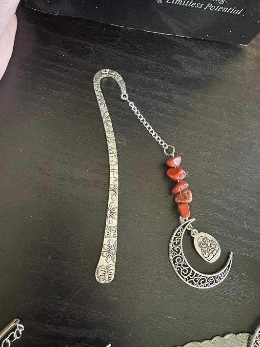 Red jasper bookmark