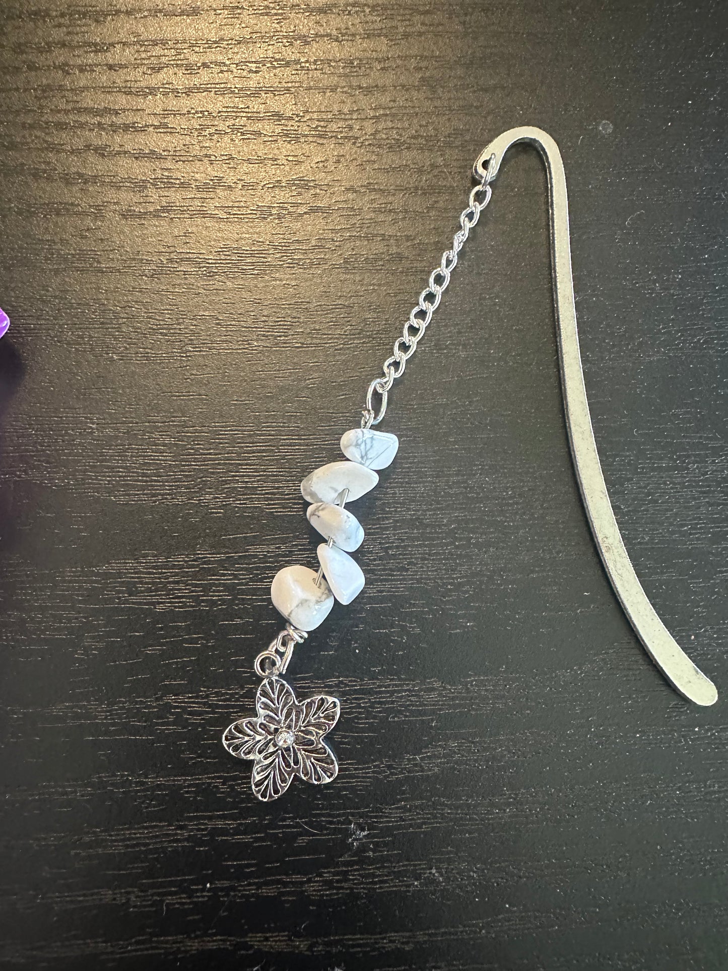 Howlite bookmark