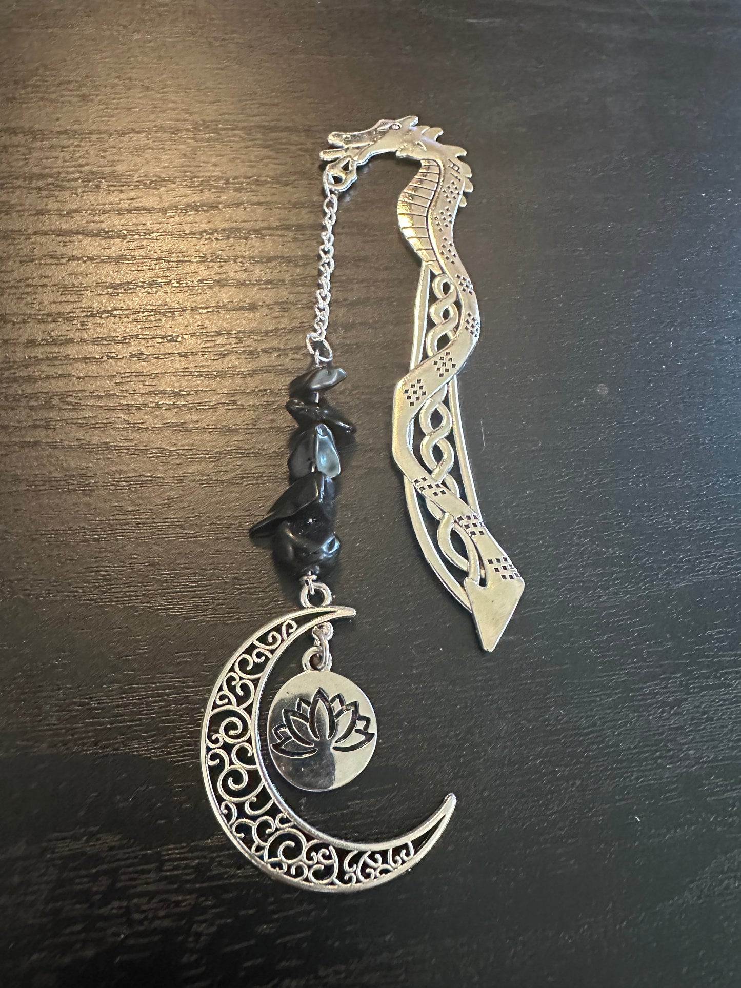 Dragon obsidian bookmark