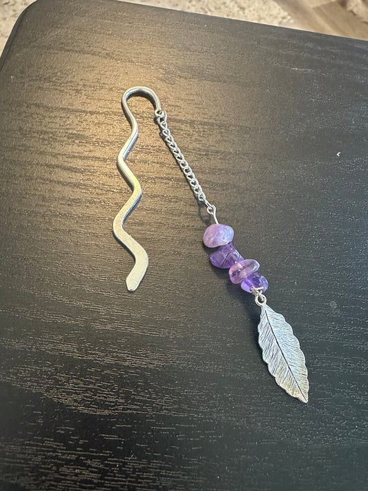 Amethyst bookmark