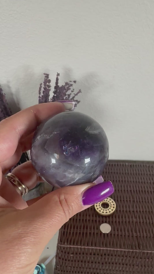 Amethyst sphere